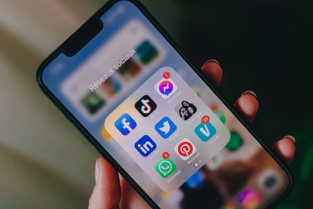 people using social media